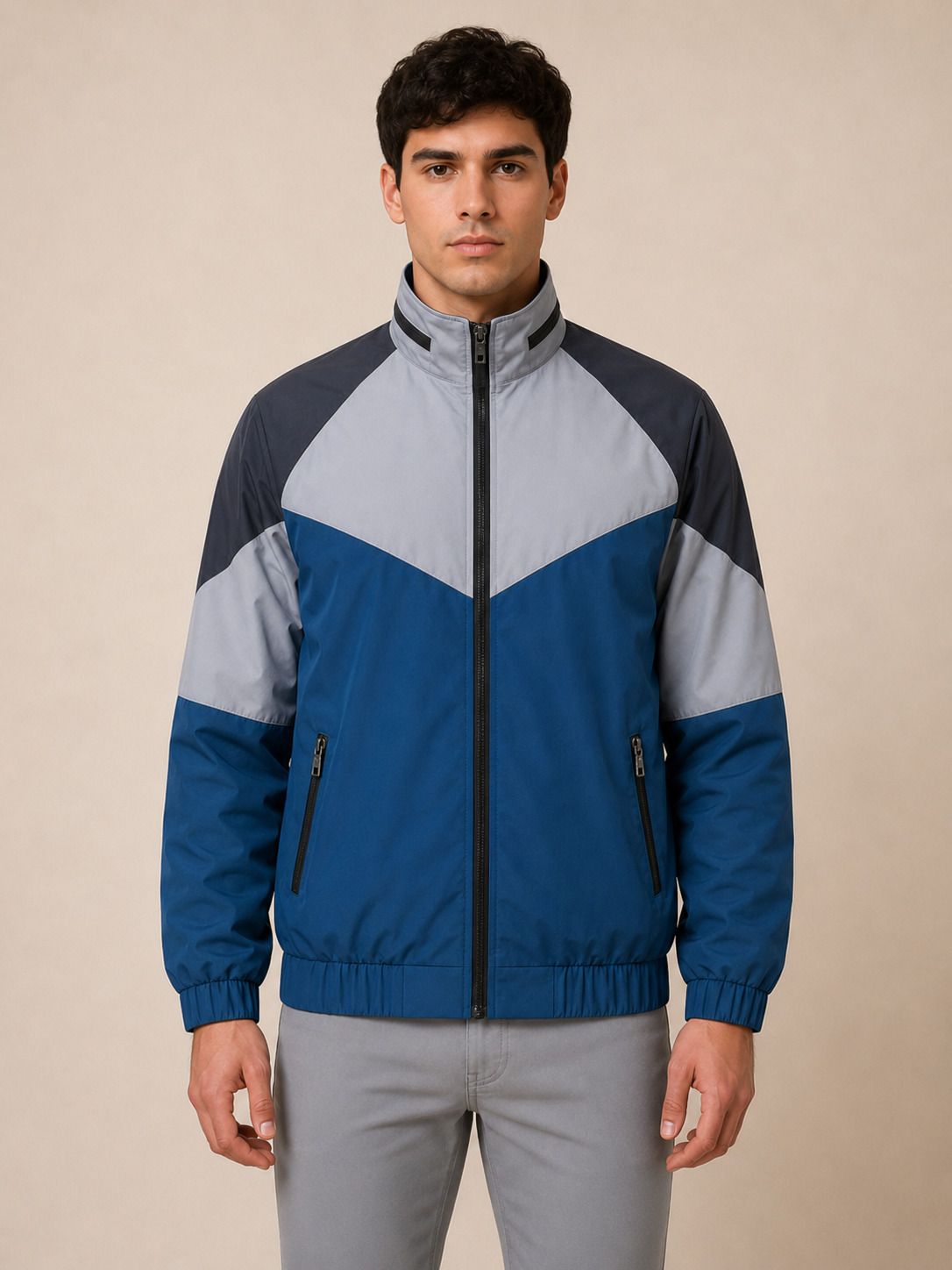 metronaut Full Sleeve Colorblock Men Winter Coat-picture-21
