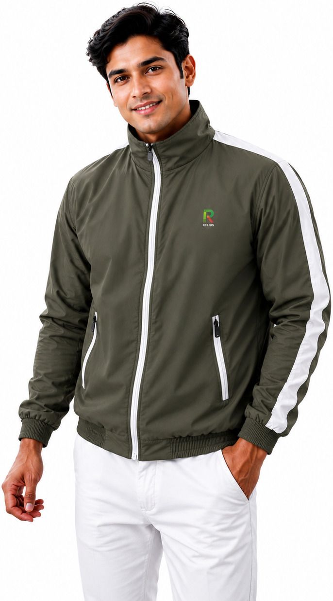 savingmart collections Men Colorblock Sports Jacket-picture-1