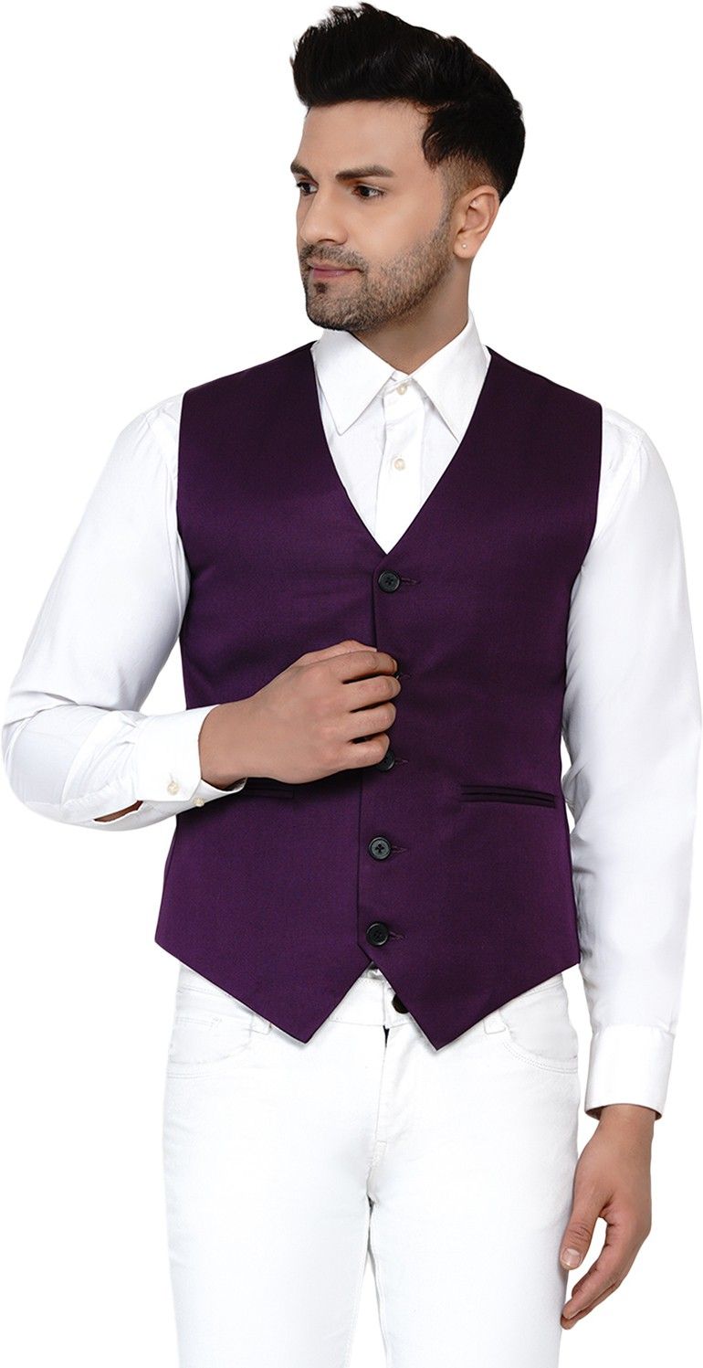 jihuzur Solid Men Waistcoat-picture-37