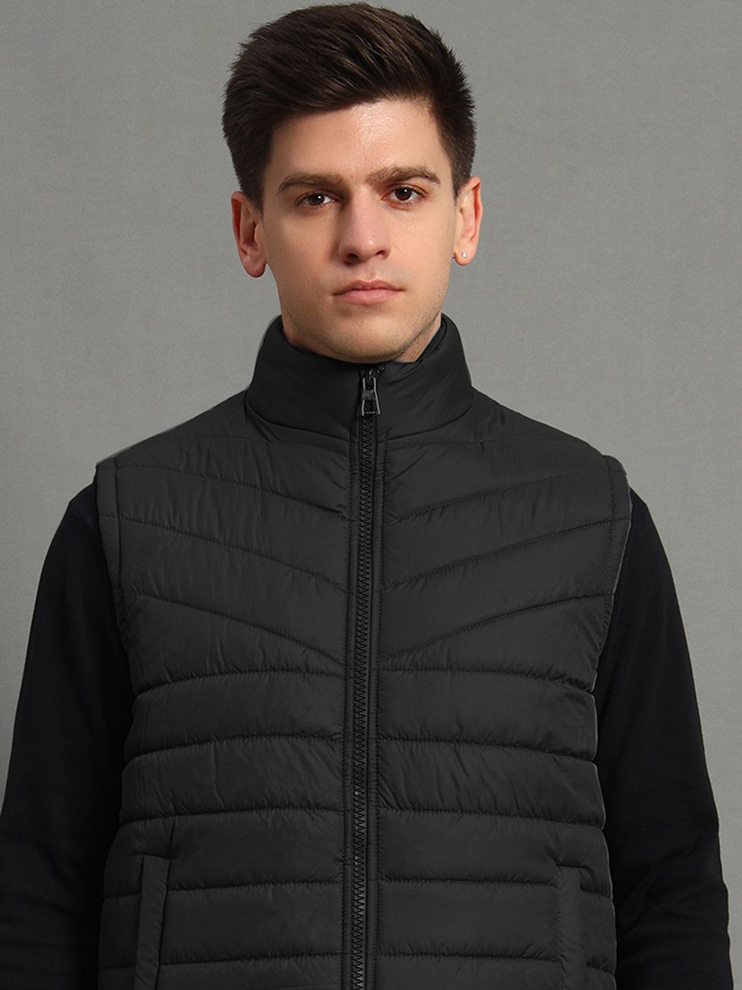 getgolf Men Solid Bomber Jacket-picture-10