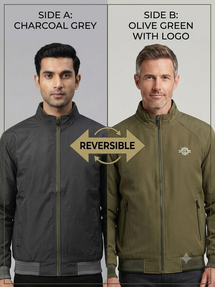 fortexo Men Solid Bomber Jacket-picture-16