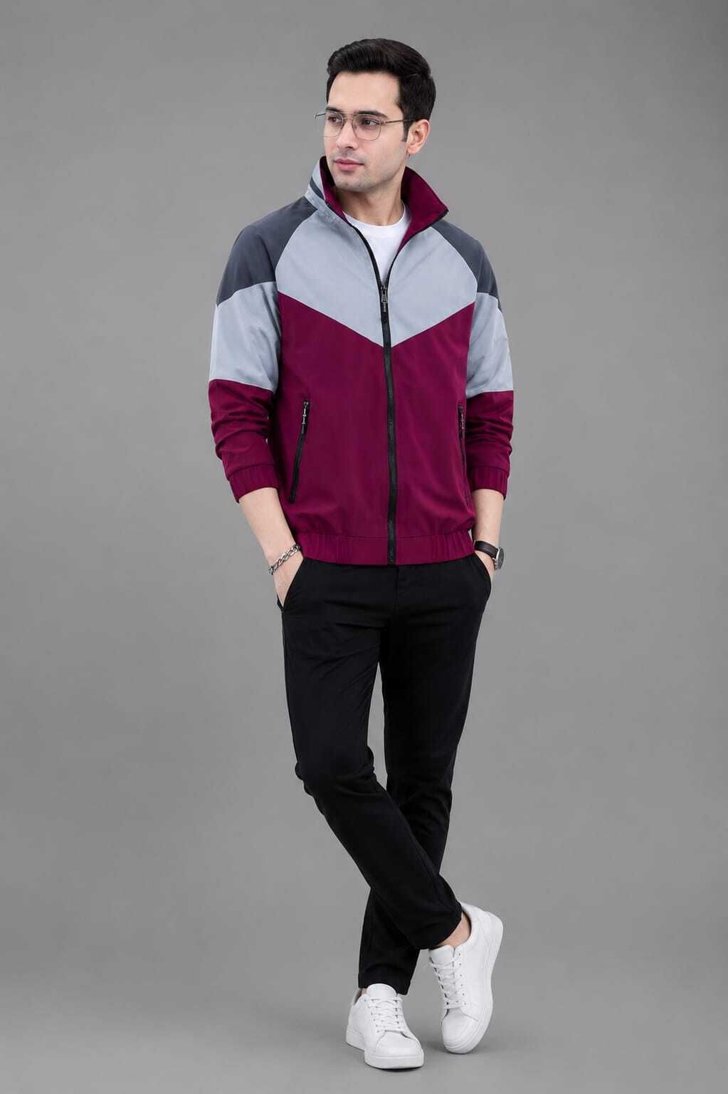 indusia lingeries Men Colorblock Casual Jacket-picture-14