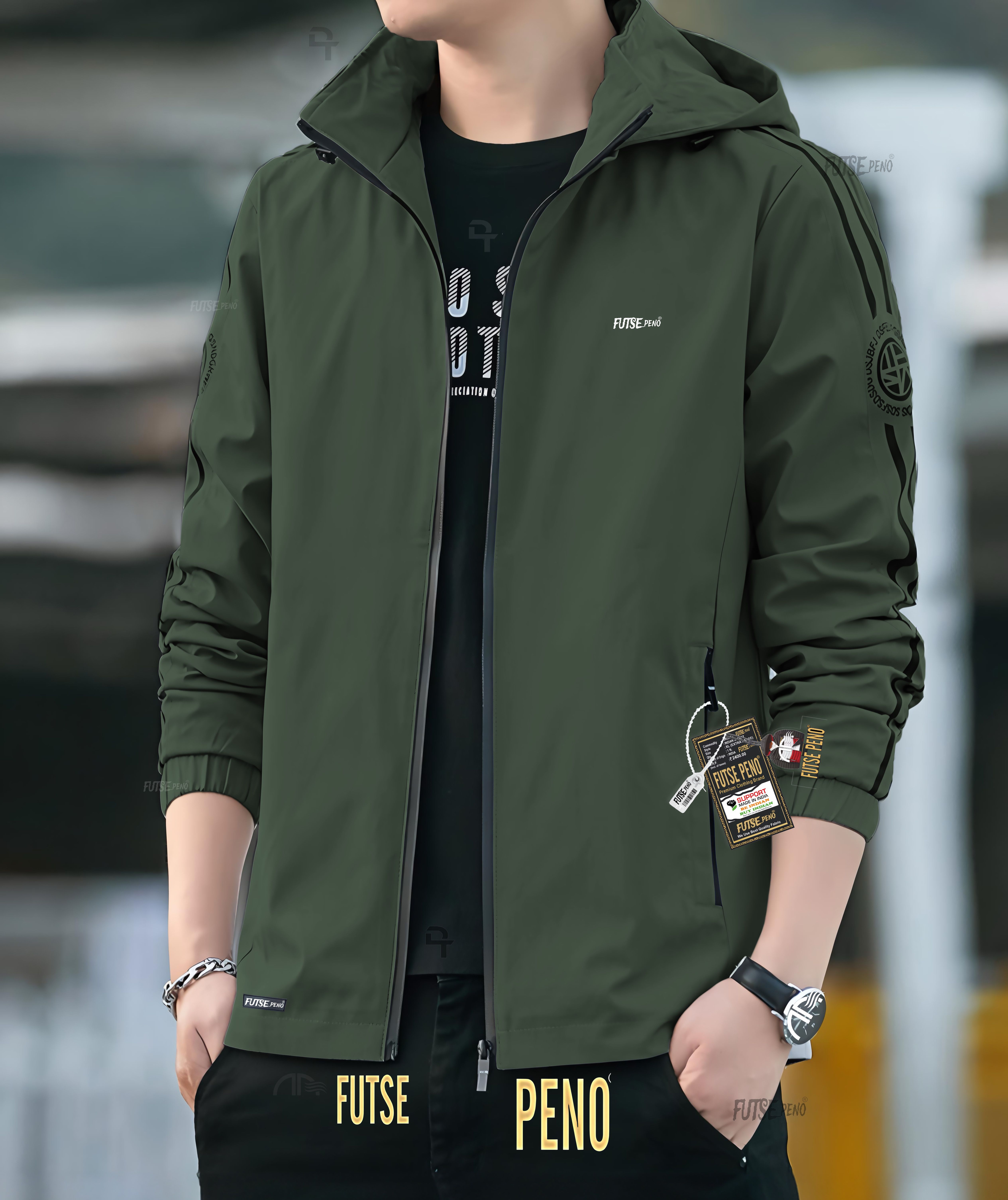 futse peno Men Solid Casual Jacket-picture-27