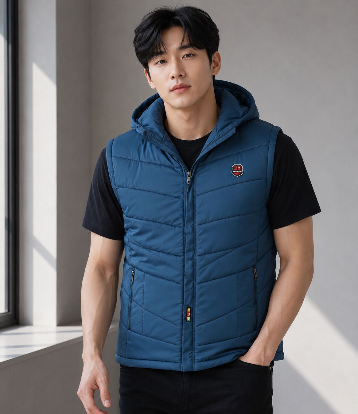 dressbase Men Solid Puffer Jacket-picture-13
