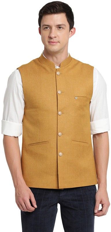 turtle Self Design Men Waistcoat-picture-20