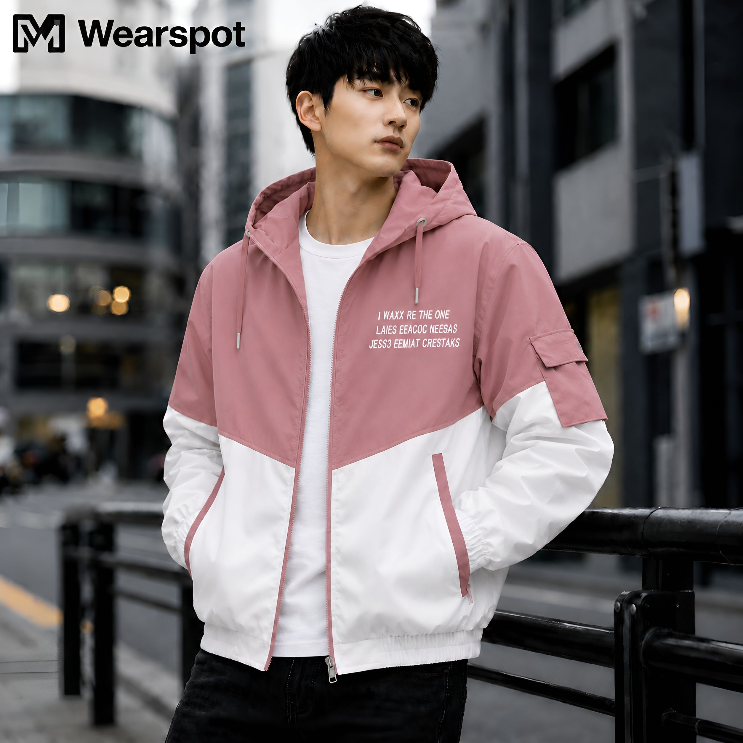 mw Men Colorblock Casual Jacket-picture-39