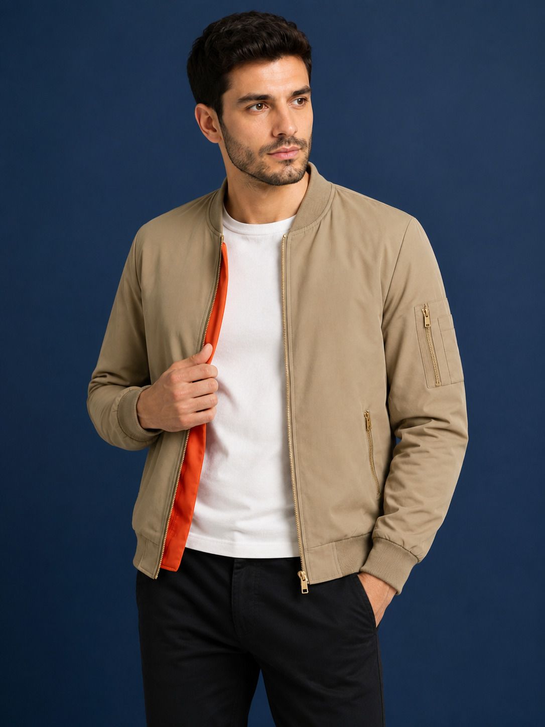 mia fashion Men Solid Biker/Riding Jacket-picture-18