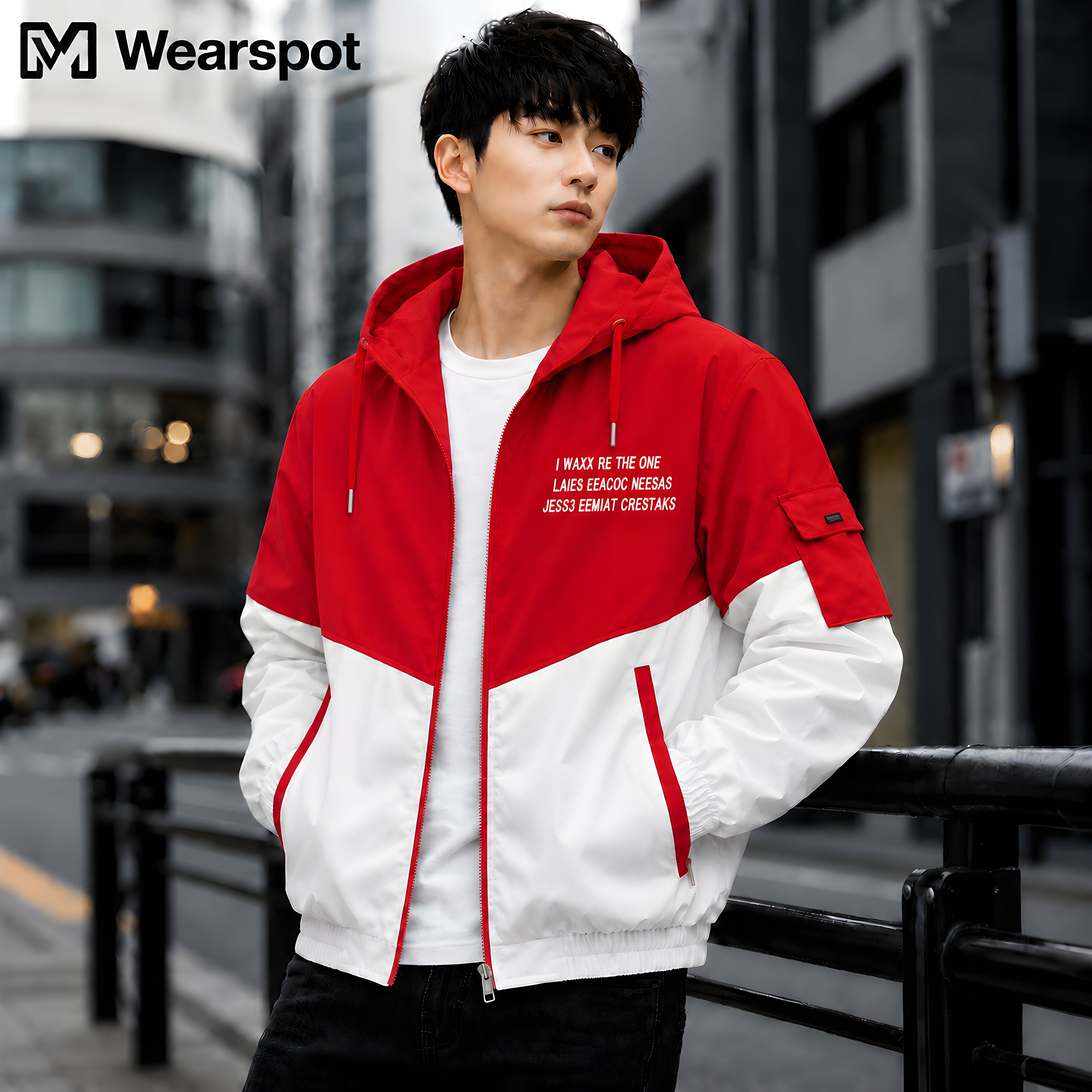 mw Men Colorblock Casual Jacket-picture-42
