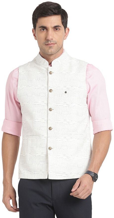 turtle Men Printed Nehru Jacket-picture-39