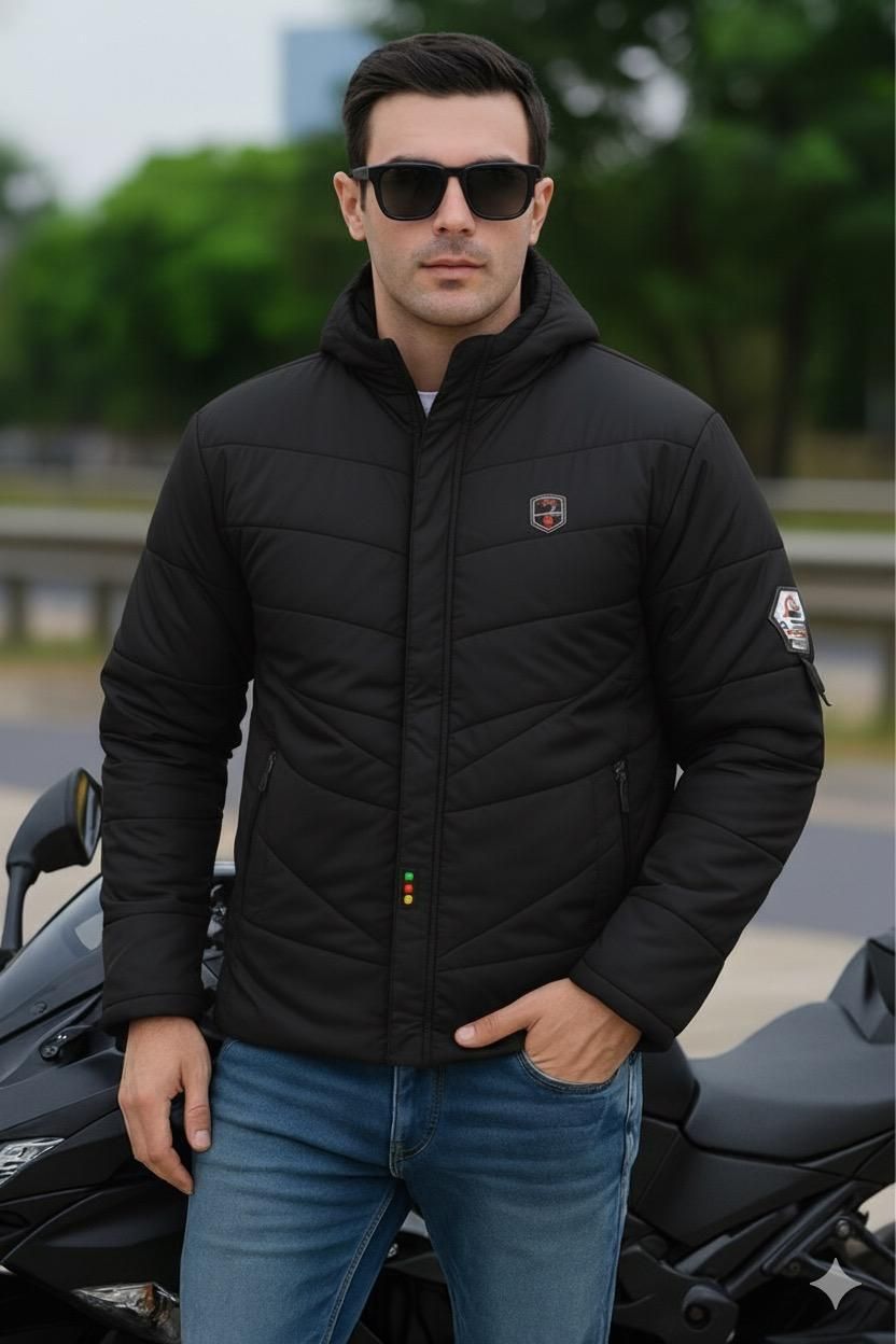 zeppi Men Solid Puffer Jacket-picture-24