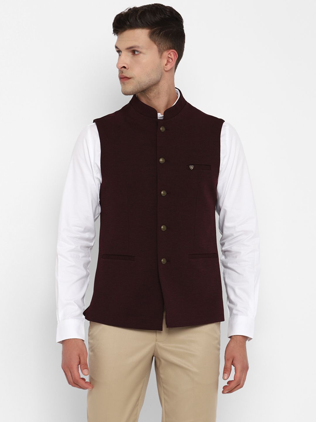 turtle Solid Men Waistcoat-picture-32