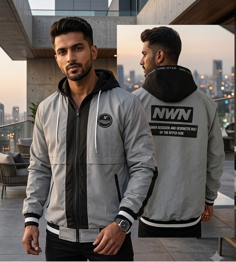 fazira Men Printed Casual Jacket-picture-17