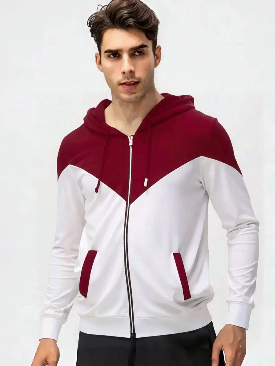Eddicted windcheater jacket for men Colorblock Men Wind Cheater-image-10