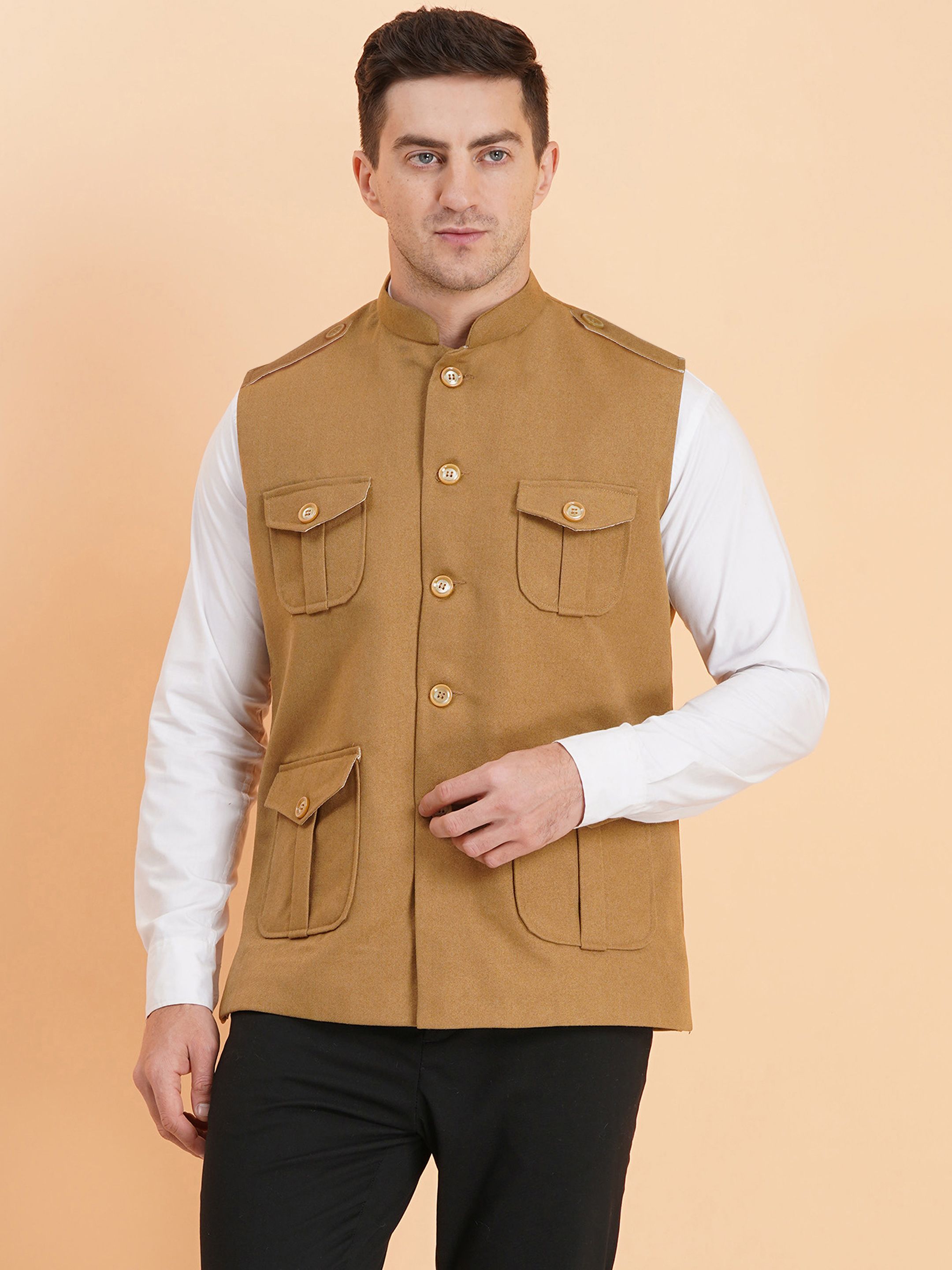 sg leman Men Solid Ethnic Jacket-picture-22