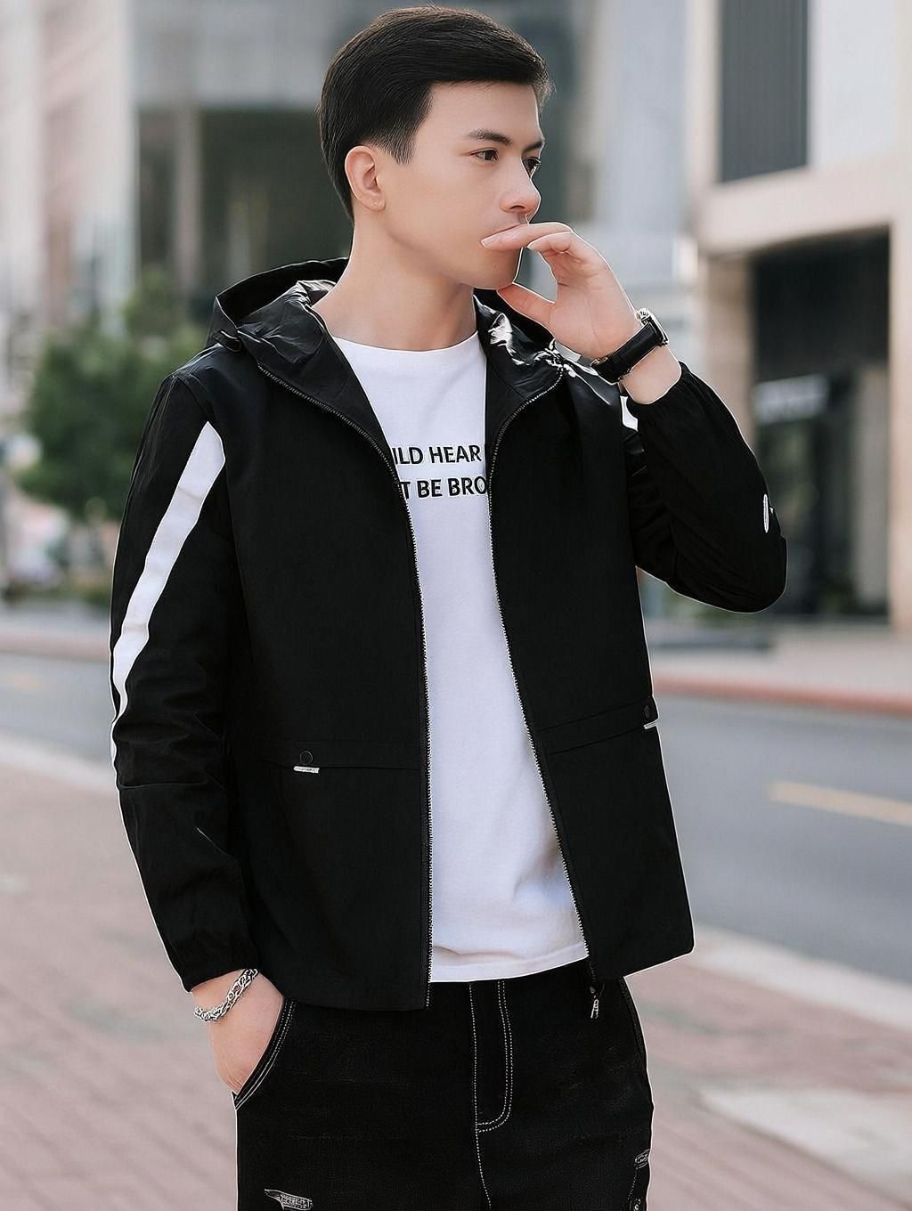 jnh fashion Men Printed Casual Jacket-picture-32