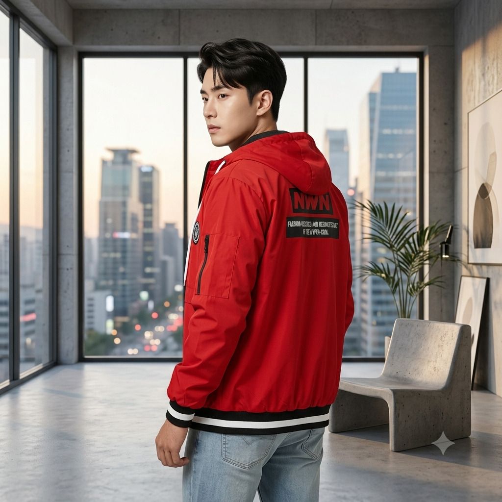 fazira Men Solid Casual Jacket-picture-11