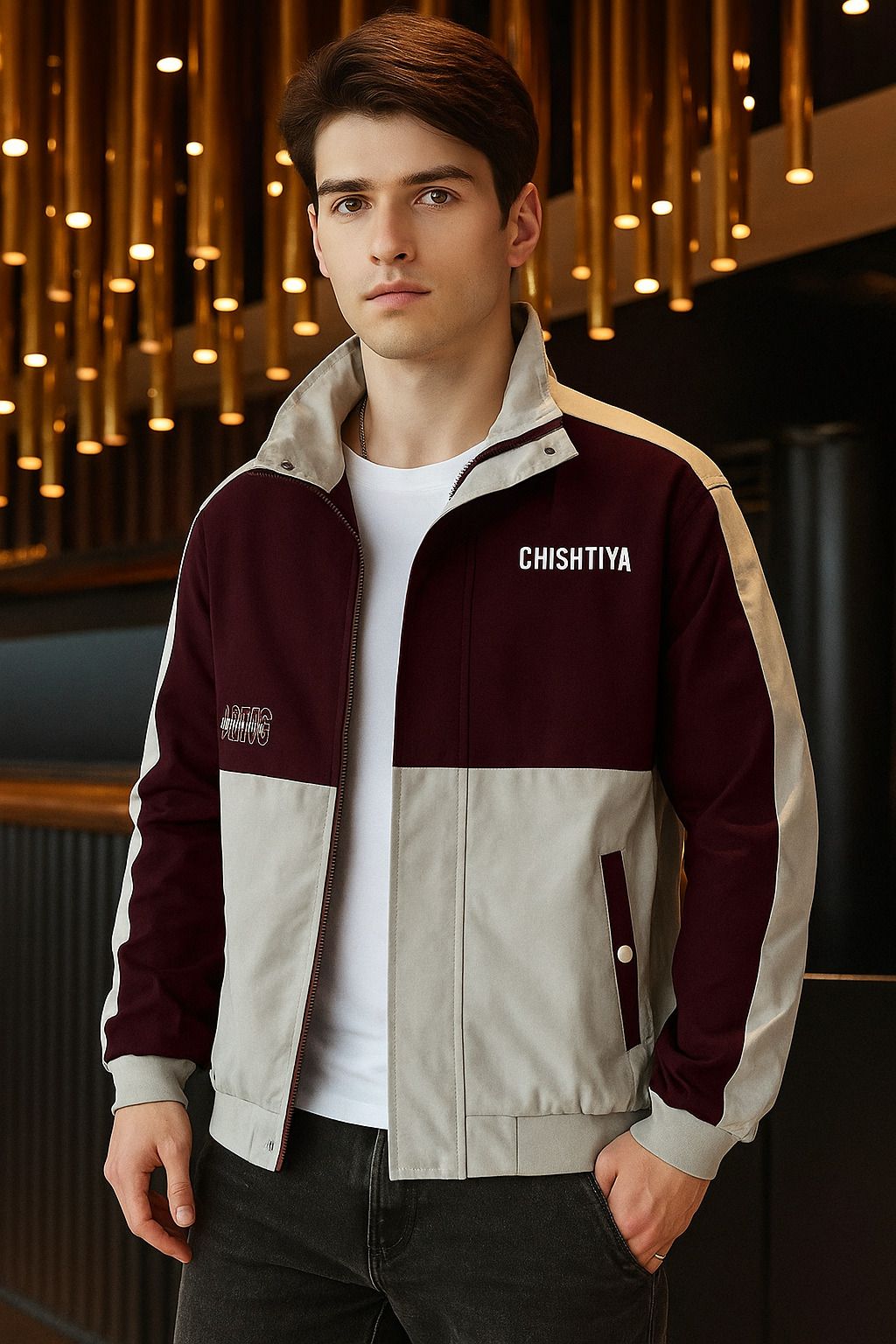 Men Solid Sports Jacket-image-27