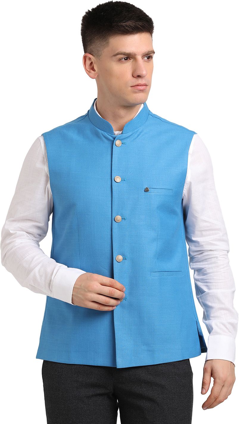 turtle Solid Men Waistcoat-picture-11