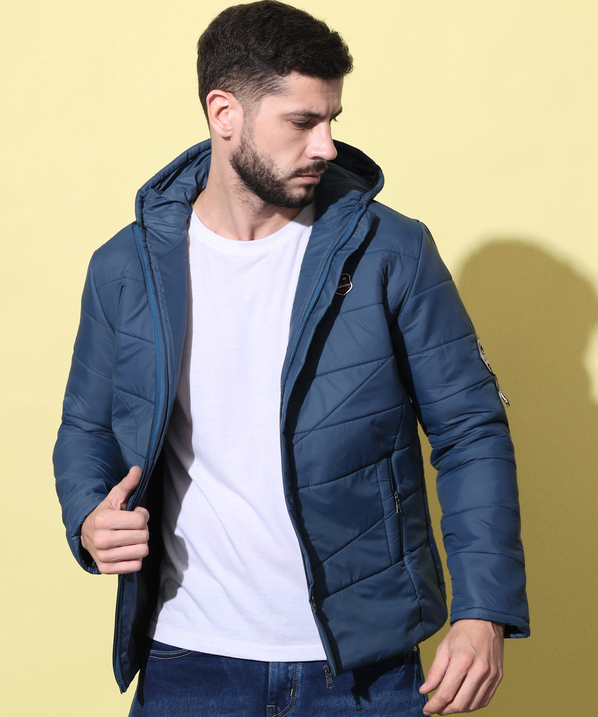 hemlock Men Solid Bomber Jacket-picture-24