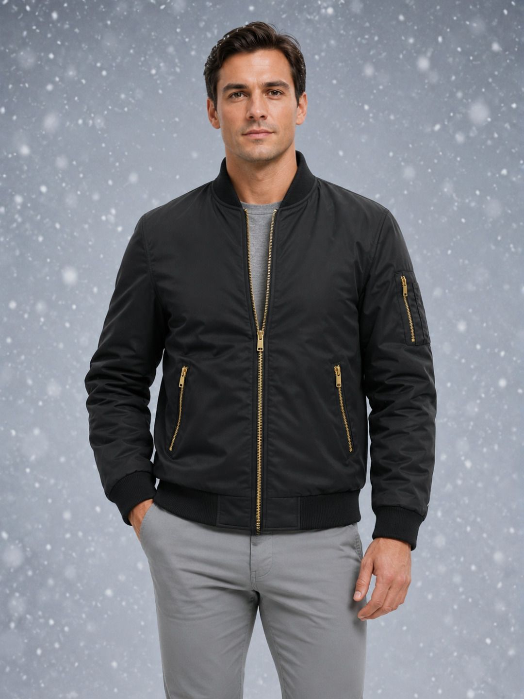 caraba Men Solid Winter Coat-picture-30