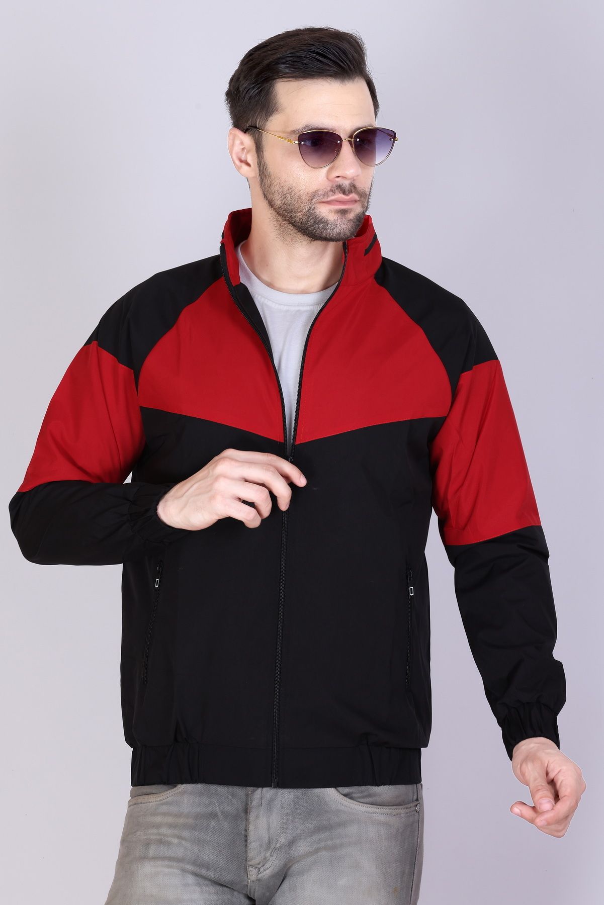 ewools Men Colorblock Casual Jacket-picture-10