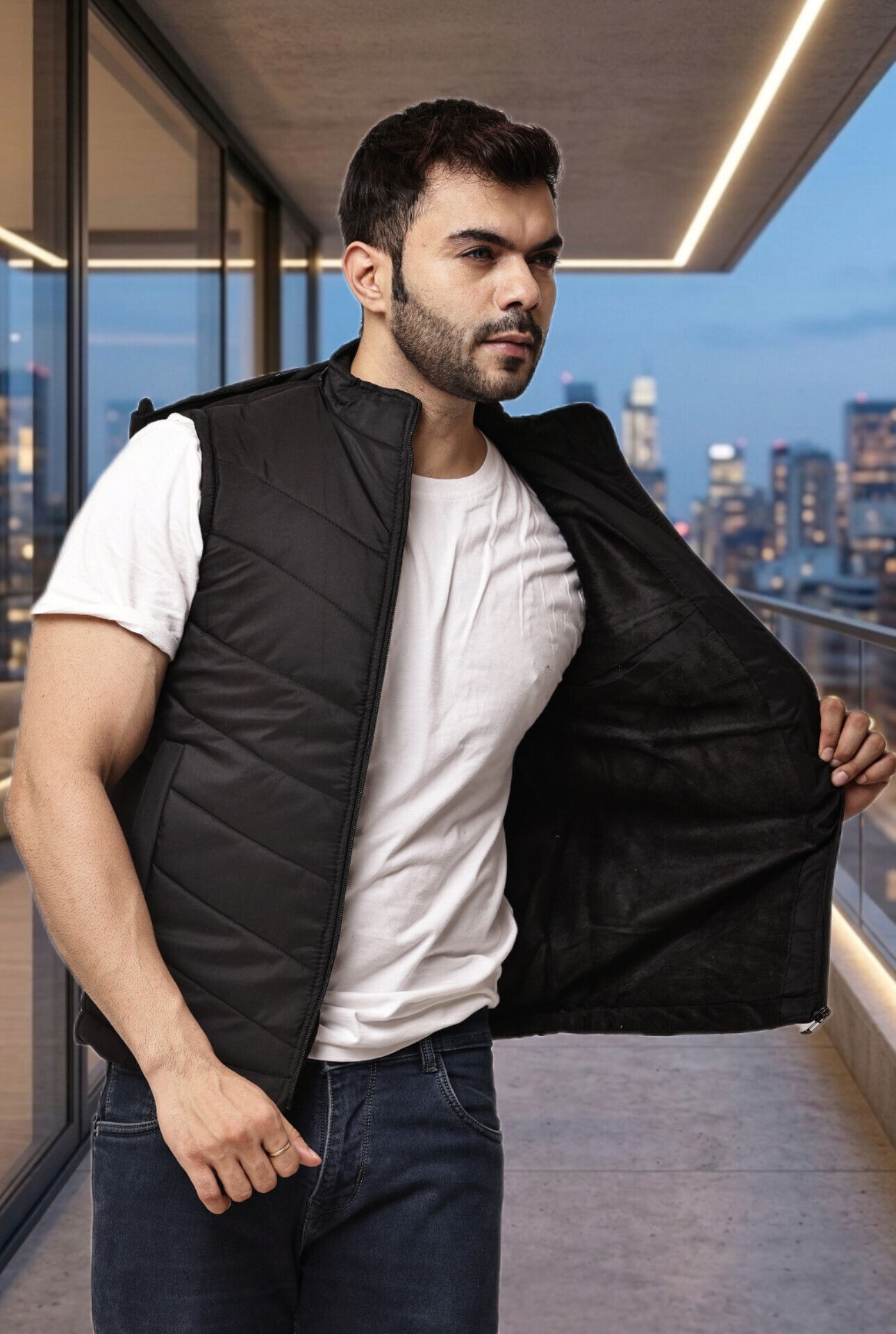glycon Men Striped Bomber Jacket-picture-42