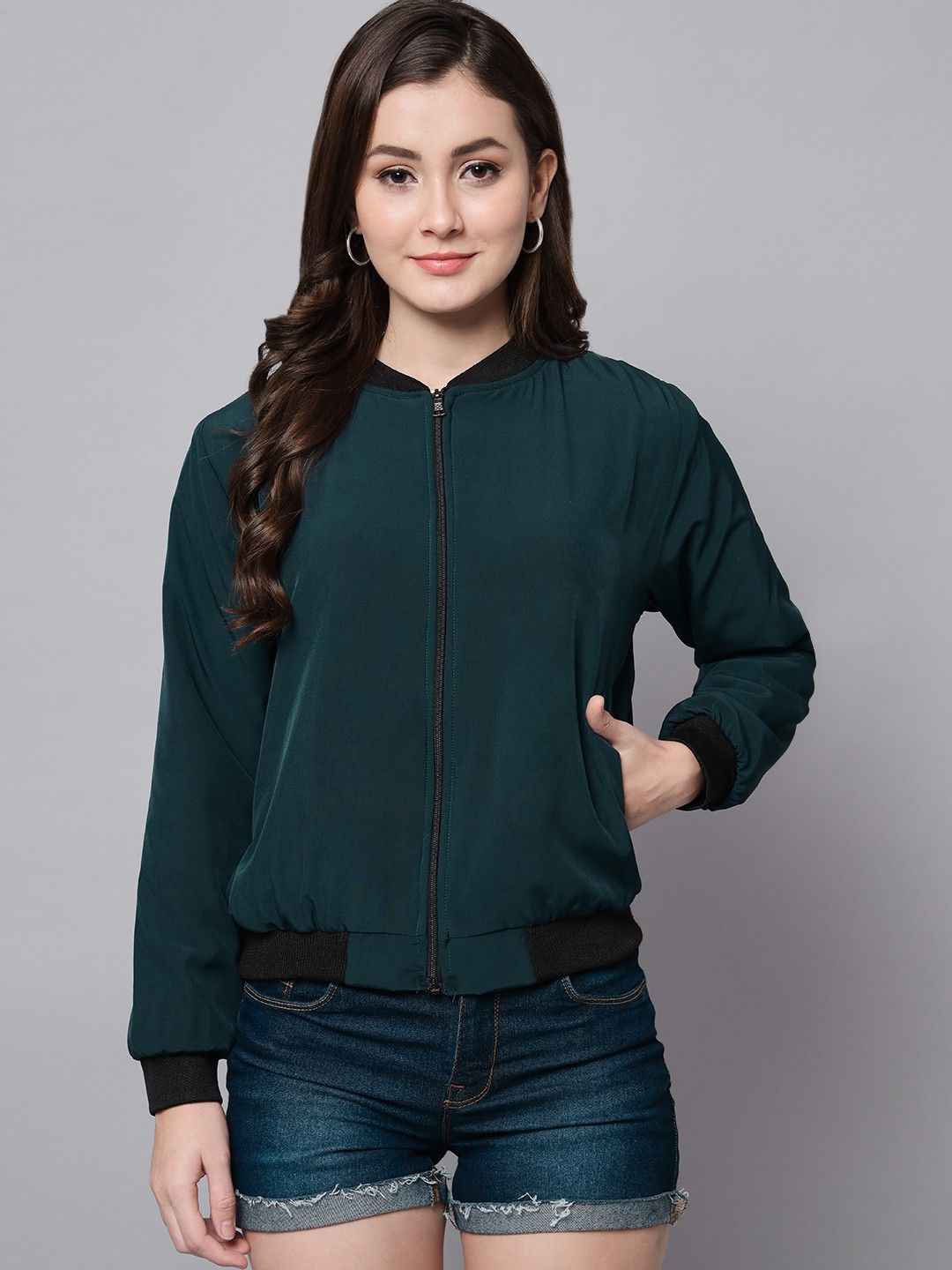 funday fashion Women Solid Casual Jacket-picture-31