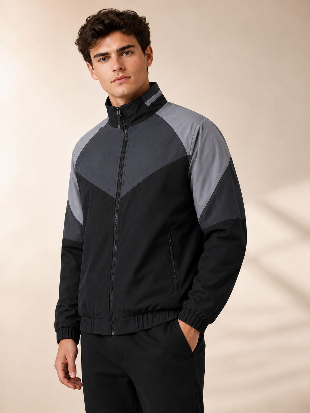 metronaut Full Sleeve Colorblock Men Casual Jacket-picture-30