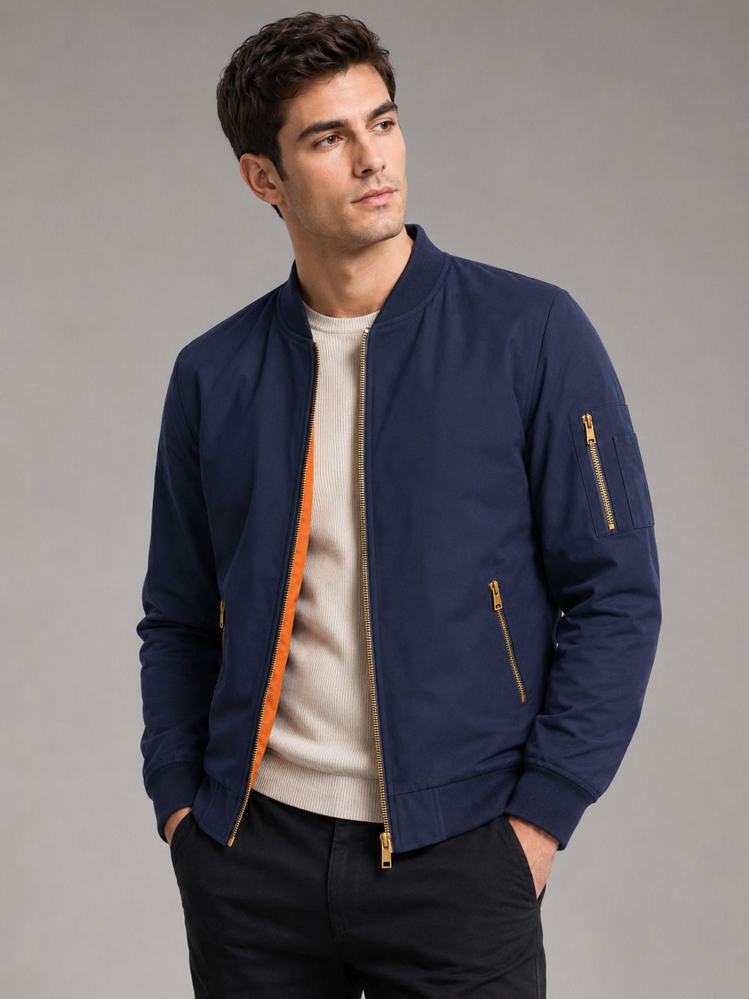 mia fashion Men Solid Casual Jacket-picture-24