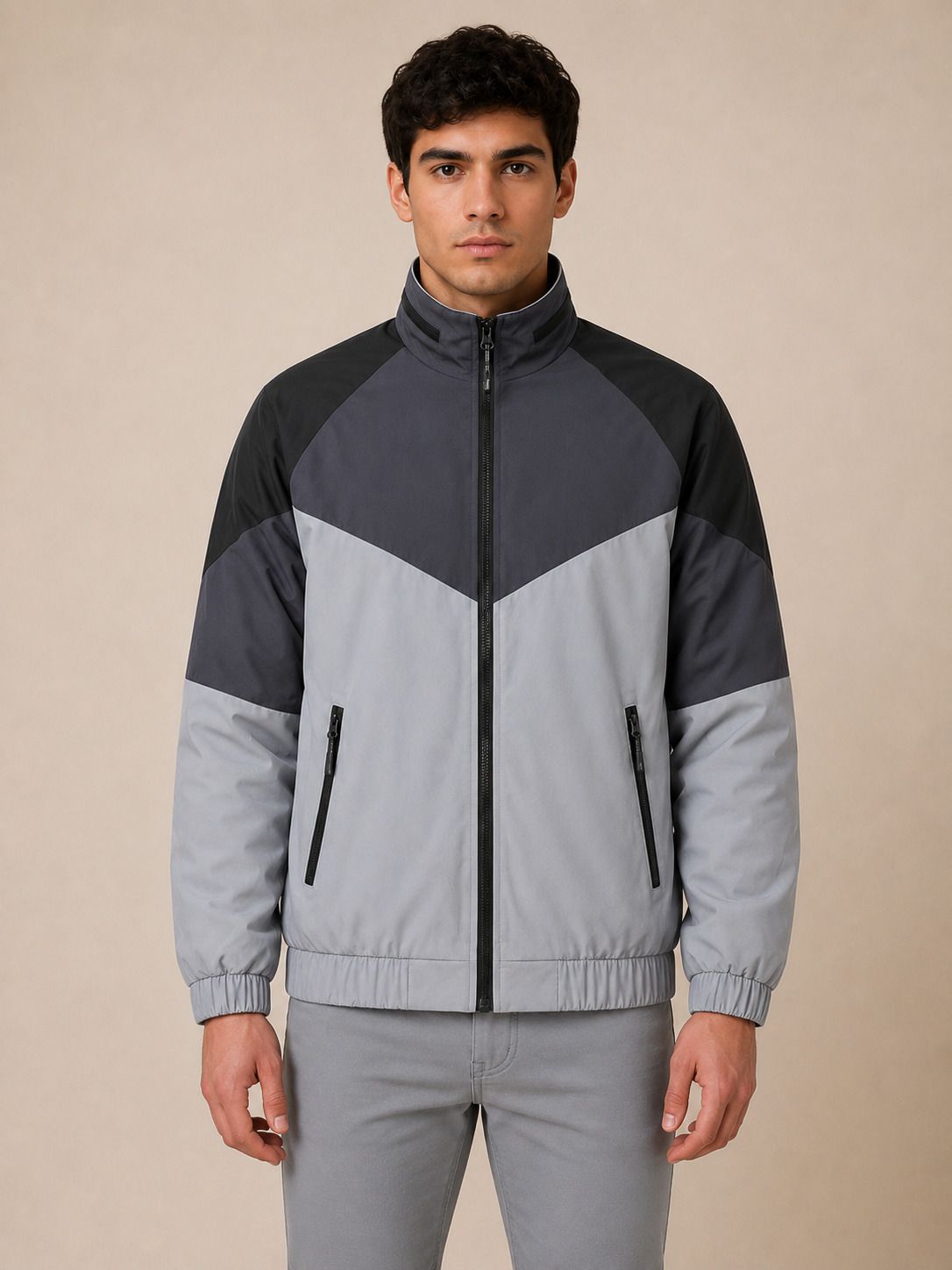 metronaut Full Sleeve Colorblock Men Winter Coat-picture-32