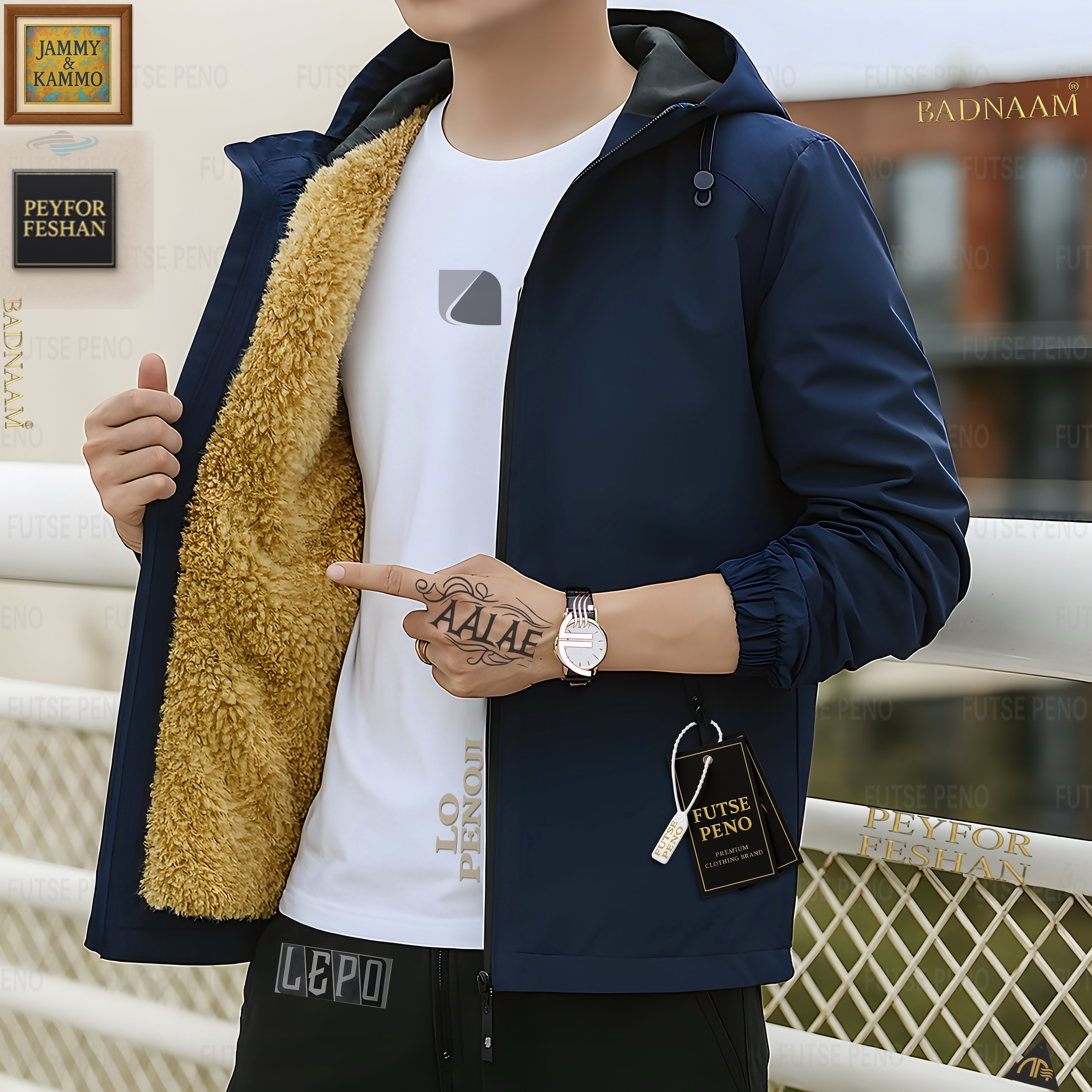 futse peno Men Solid Casual Jacket-picture-17