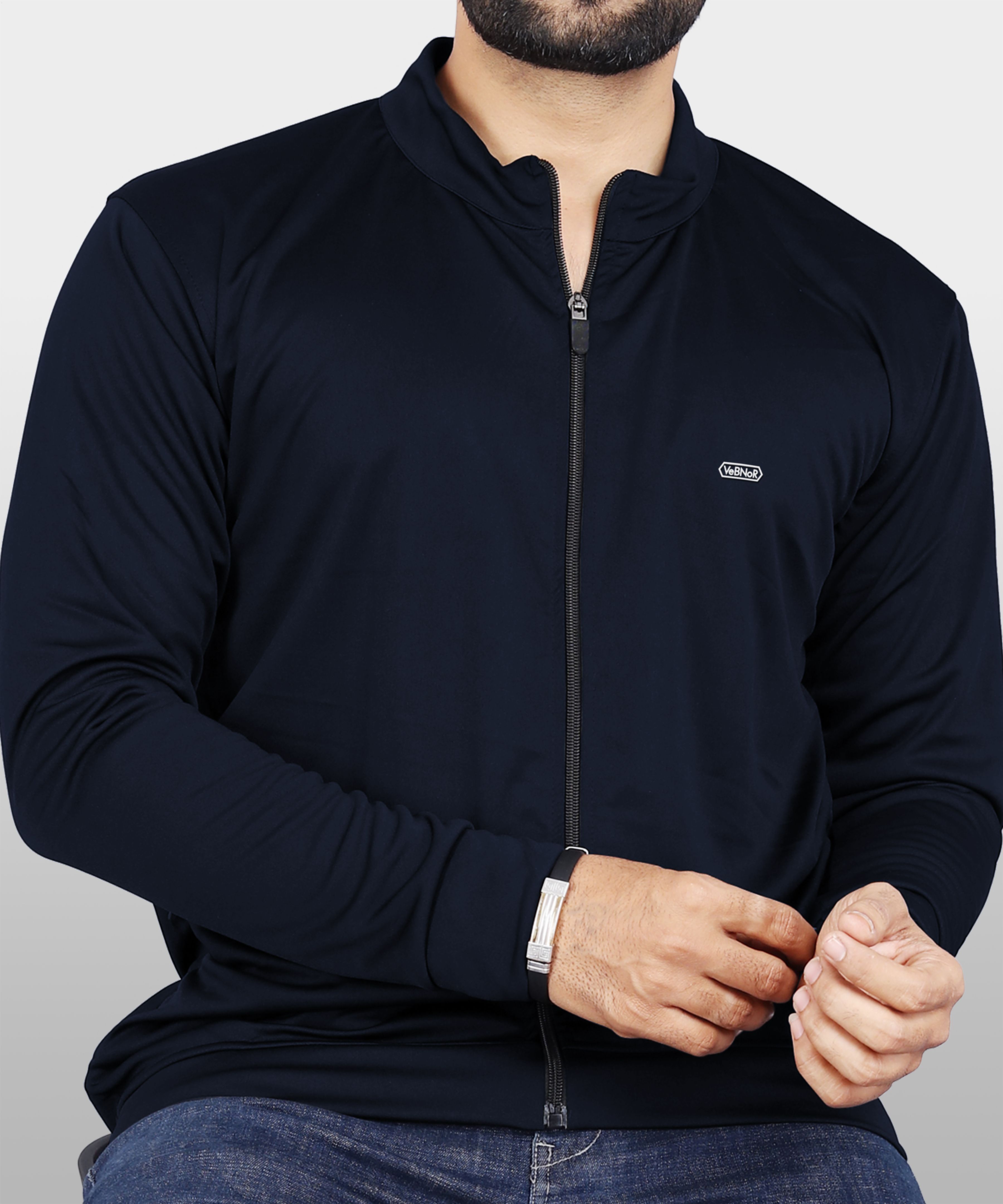 vebnor Men Solid Sports Jacket-picture-15