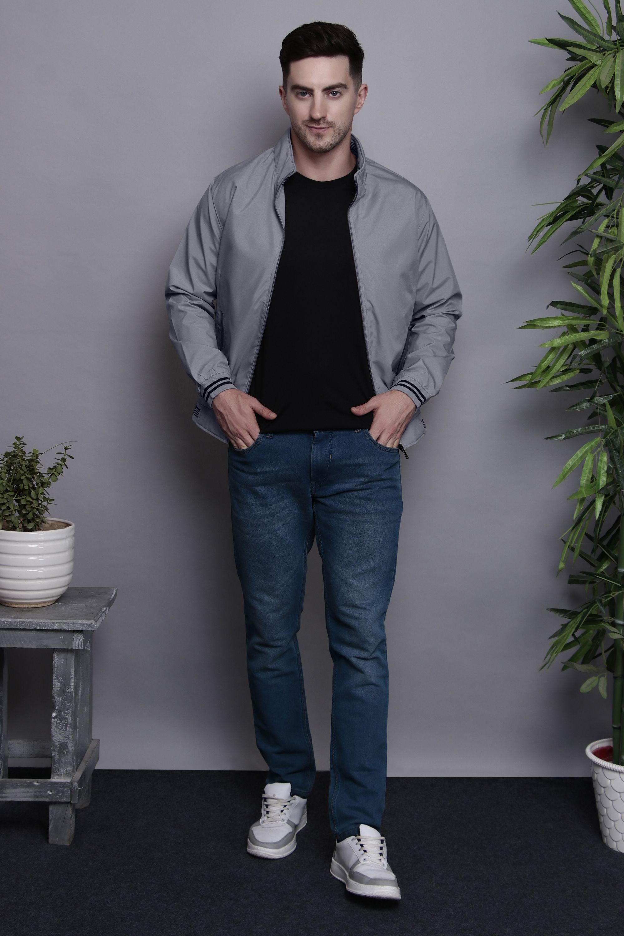 vooter Men Solid Casual Jacket-picture-12