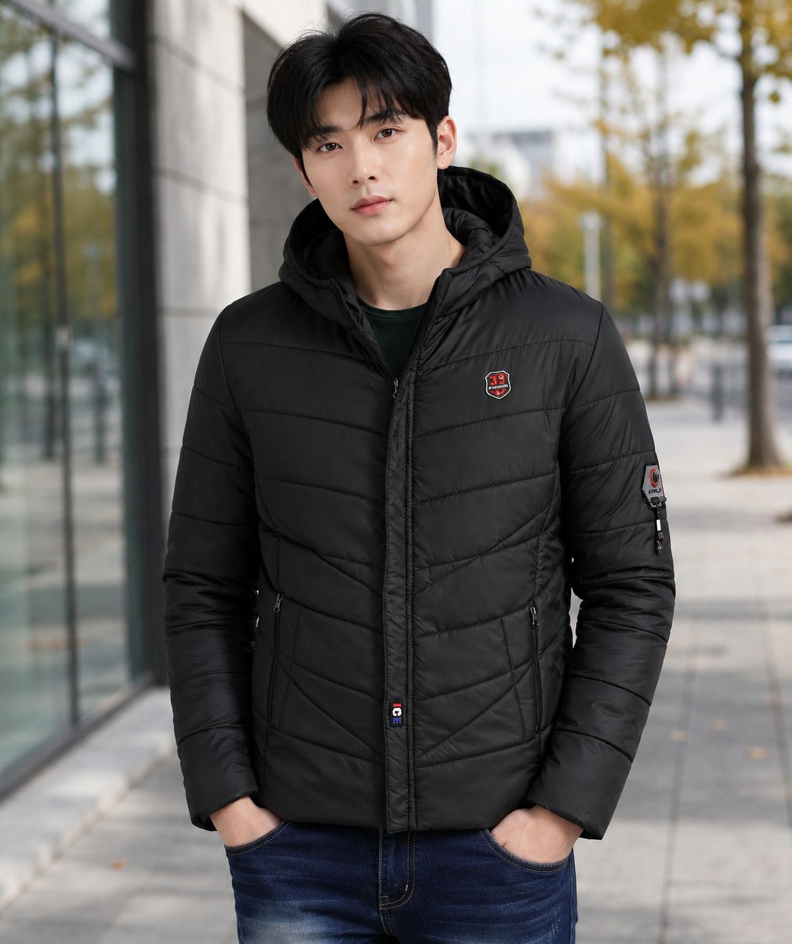 hemlock Men Solid Puffer Jacket-picture-32