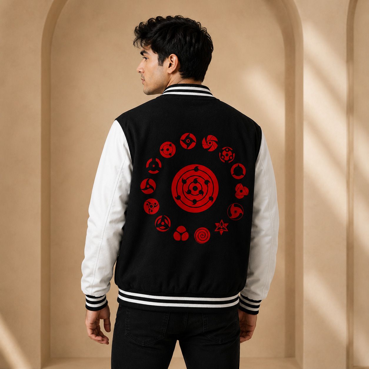 rbh collective Men Solid Varsity Jacket-picture-20