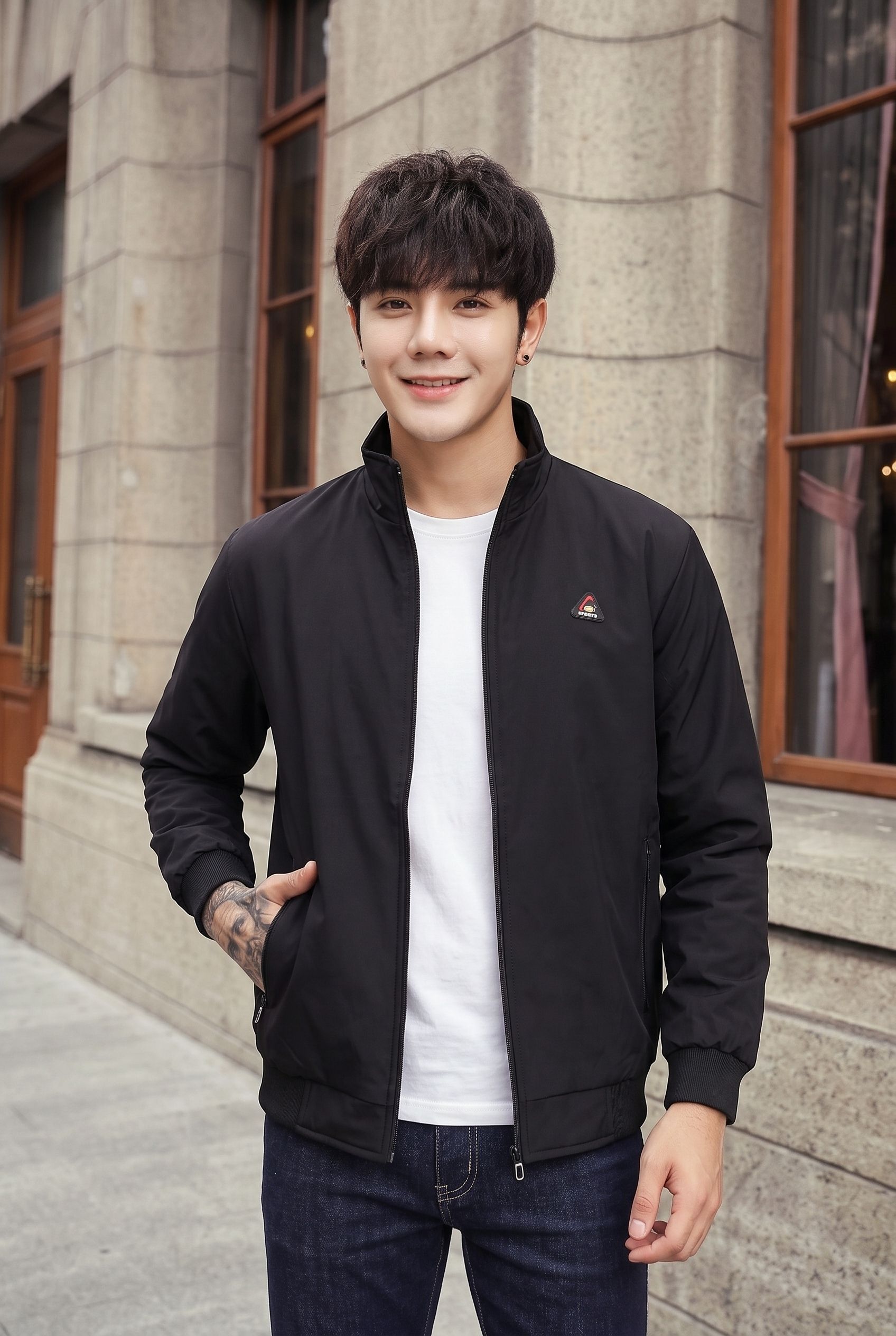 mod young Men Solid Casual Jacket-picture-13