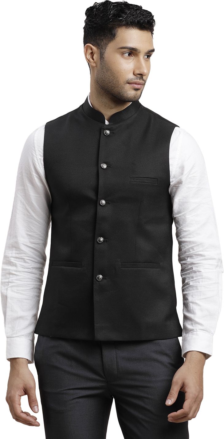 turtle Solid Men Waistcoat-picture-37