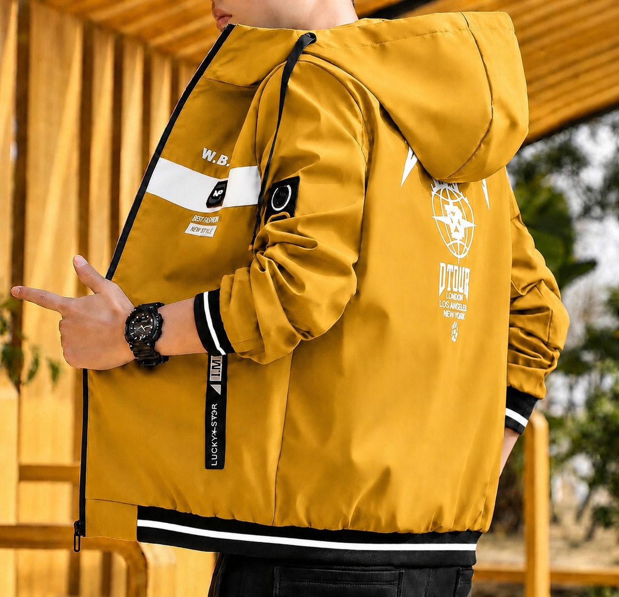 azitiz Men Printed Casual Jacket-picture-35
