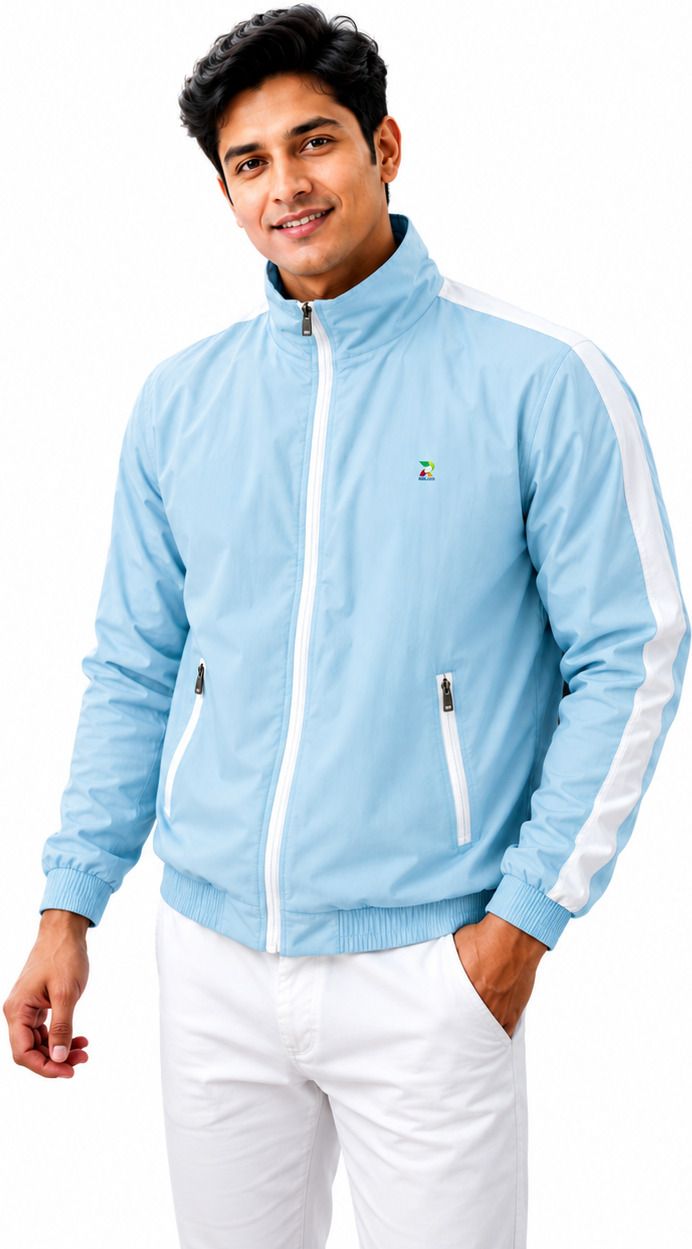savingmart collections Men Colorblock Sports Jacket-picture-4