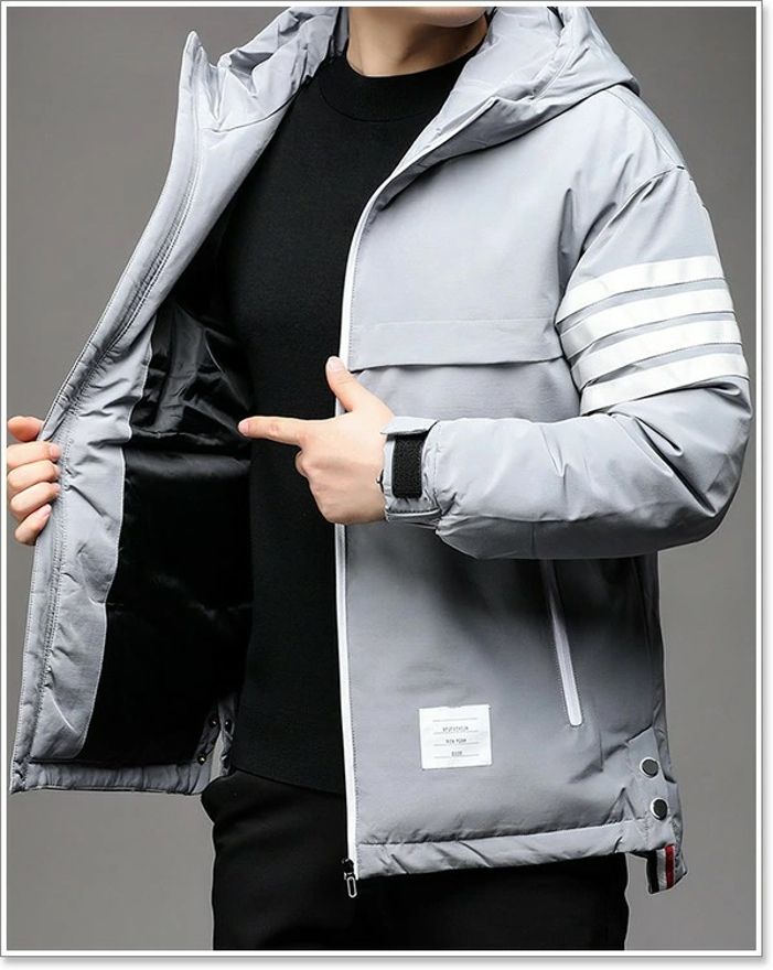 Men Colorblock Casual Jacket