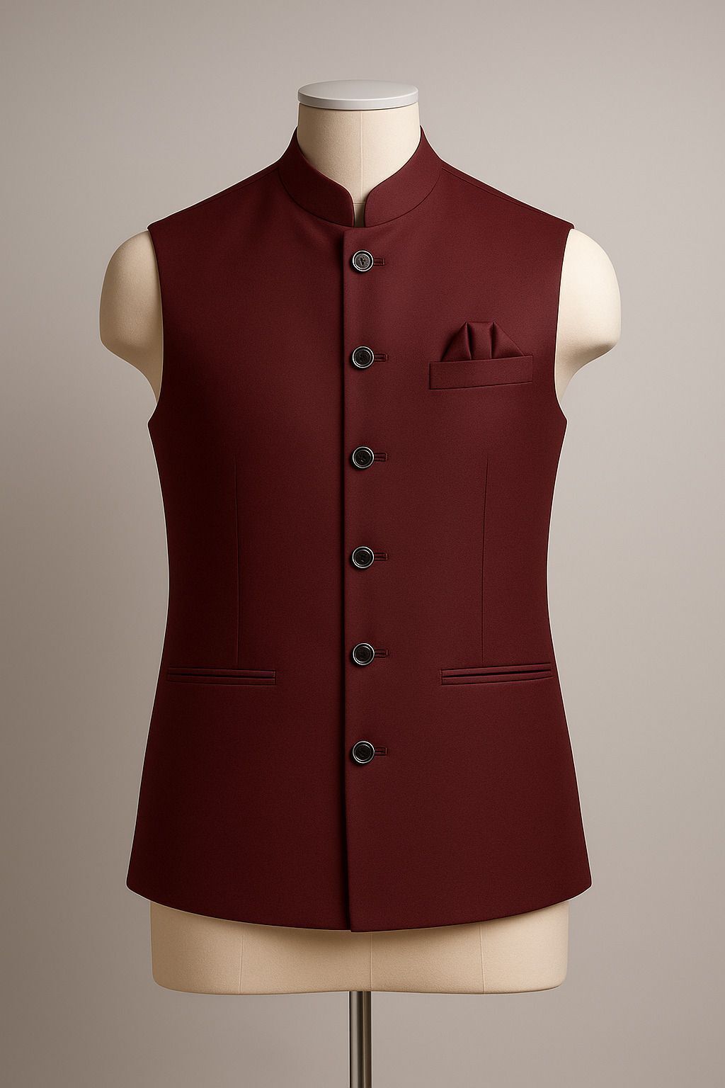 gullyhood Men Solid Nehru Jacket-picture-32