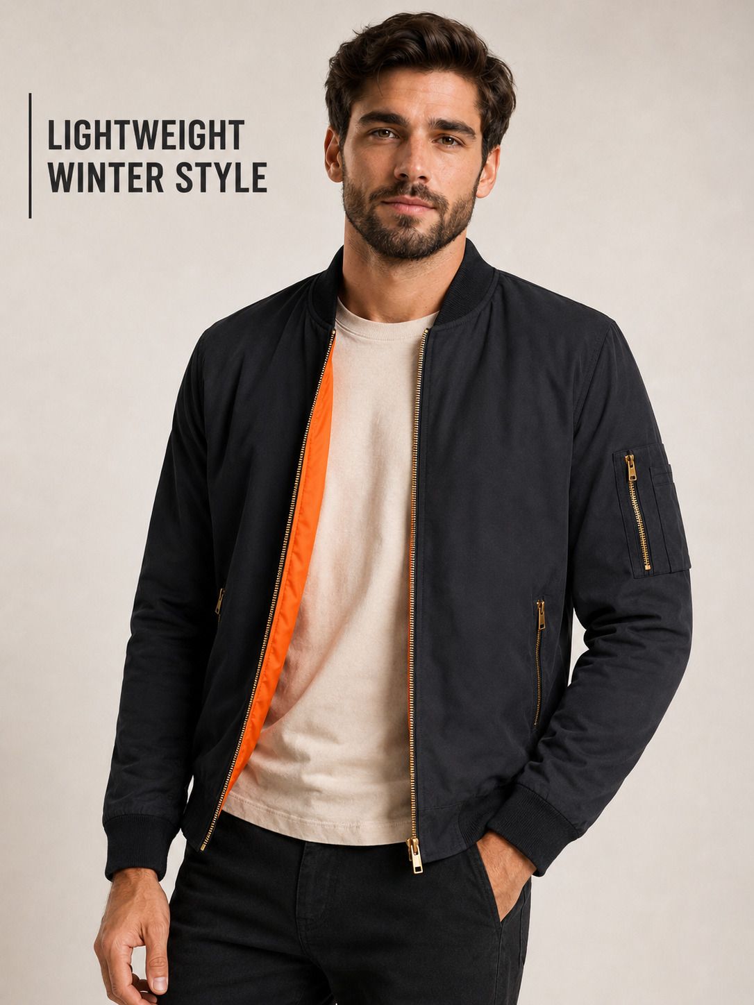caraba Men Solid Winter Coat-picture-14