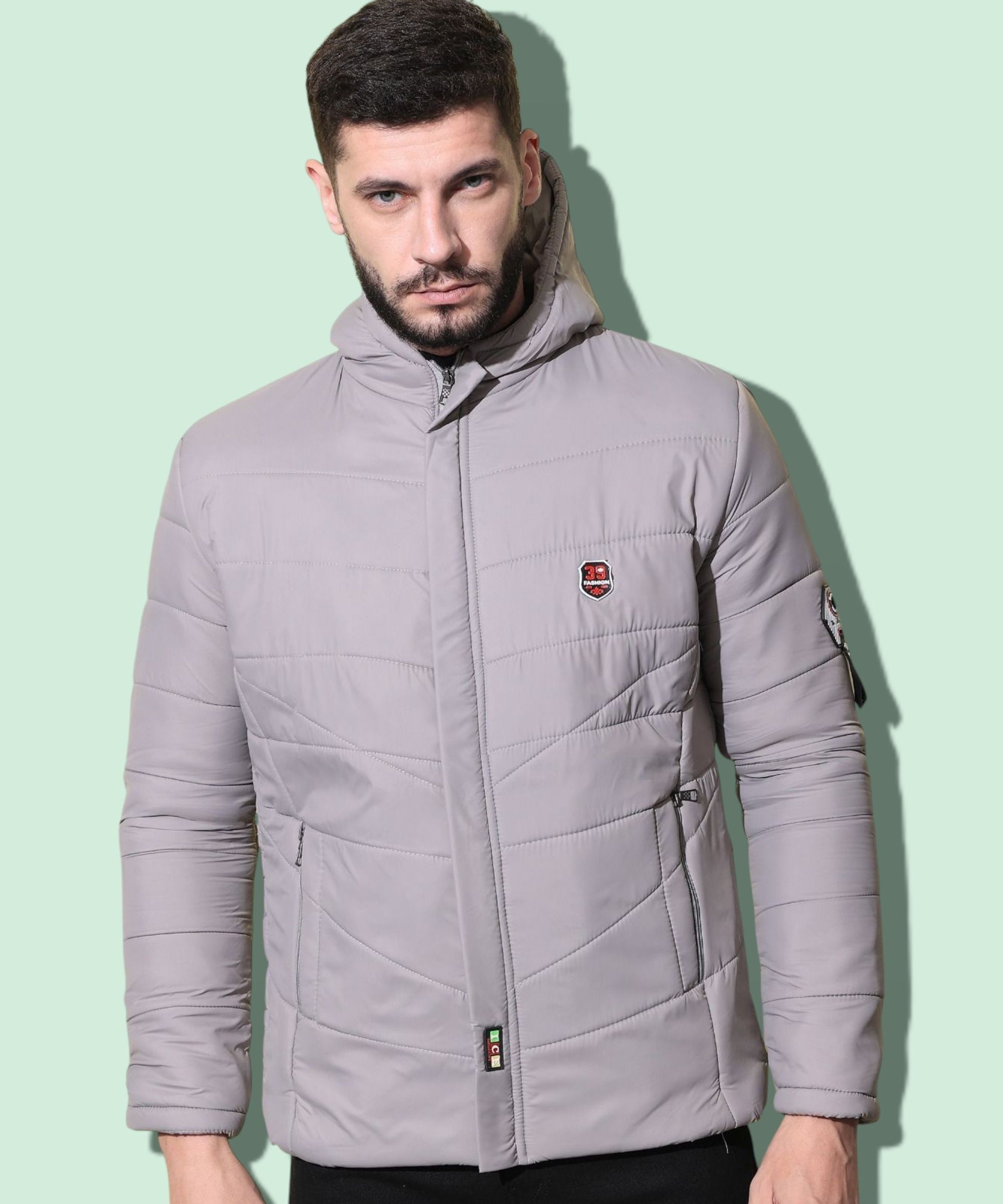Men Embellished Casual Jacket-image-33
