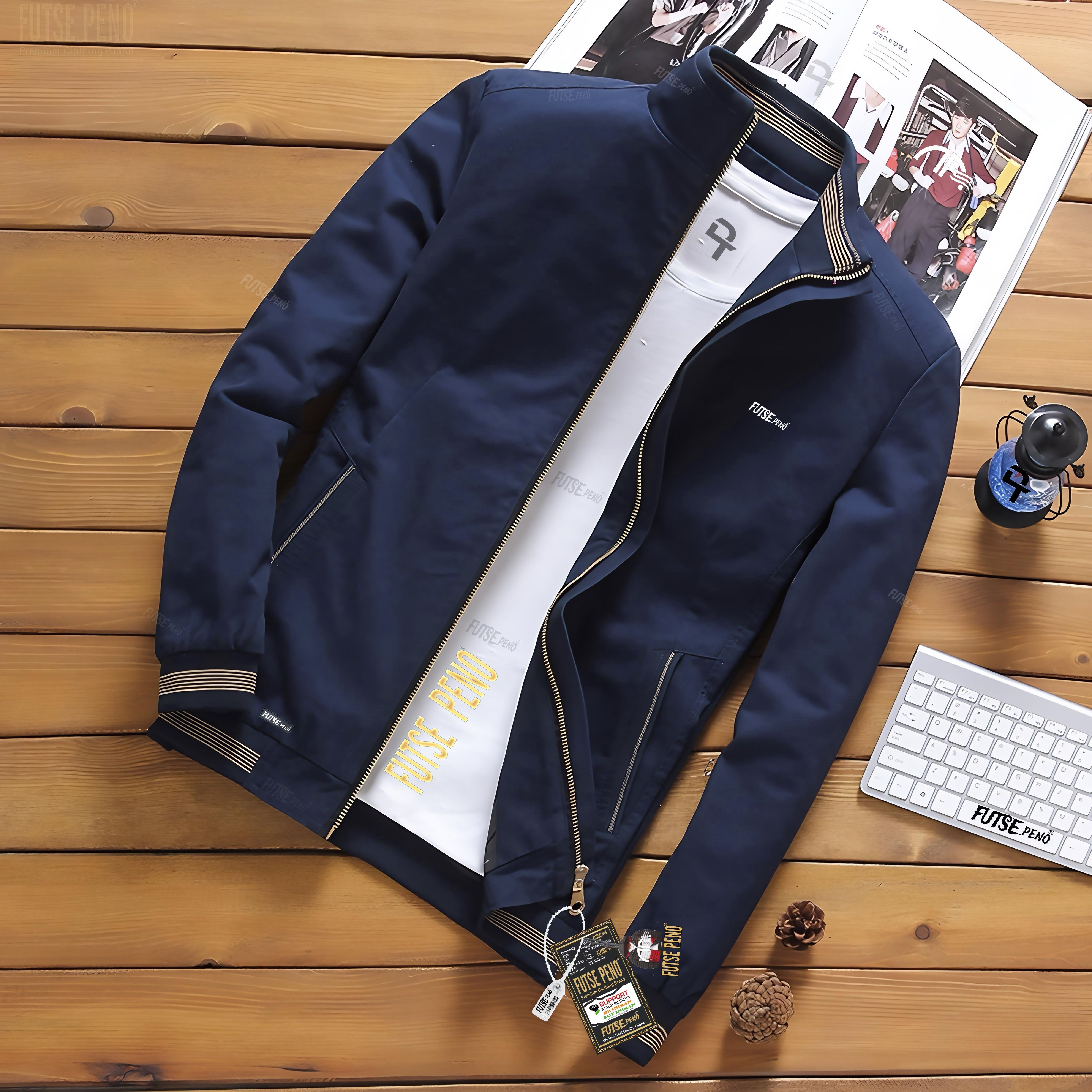 futse peno Men Solid Casual Jacket-picture-10