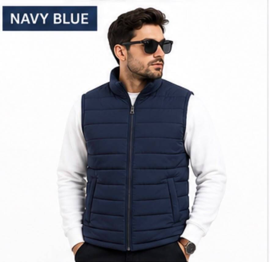 fashionlooks Men Solid Puffer Jacket-picture-1