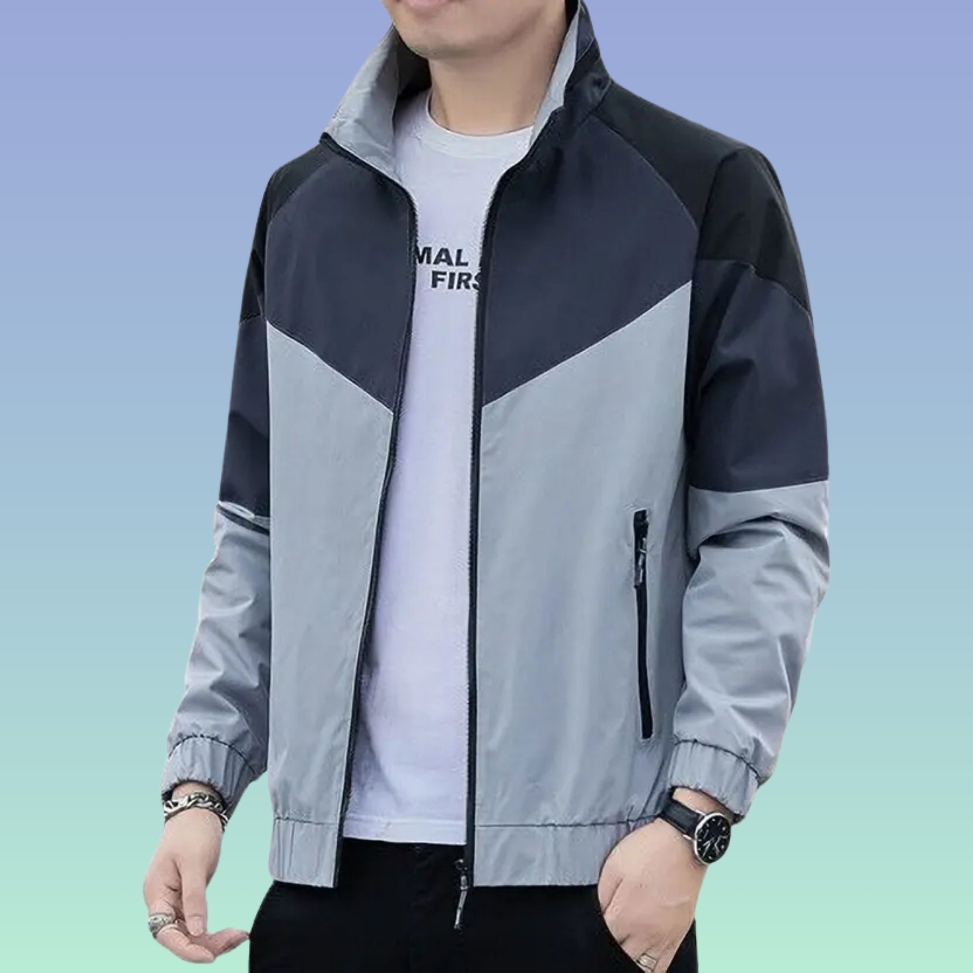 Mia Fashion Stylish Men's Windcheater Lightweight Windproof Jacket Colorblock Men Wind Cheater-picture-31
