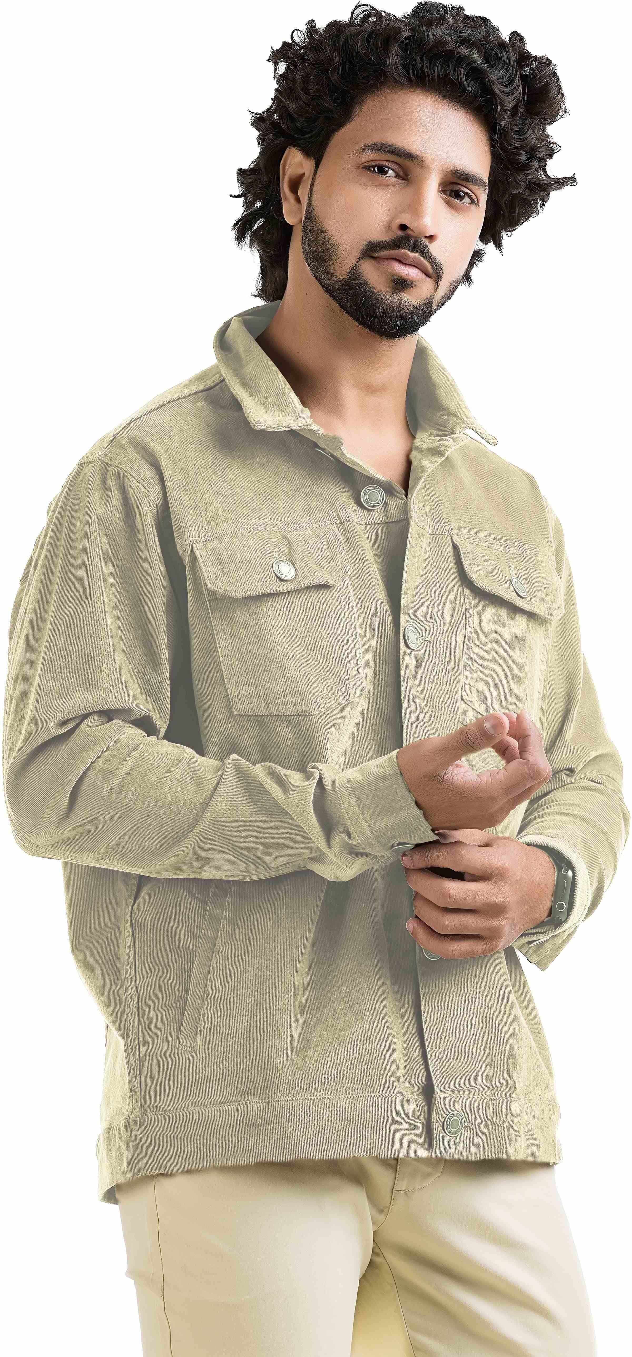 Men Self Design Casual Jacket-image-34