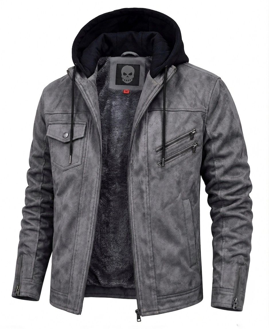 blaq ash Men Solid Biker/Riding Jacket-picture-17
