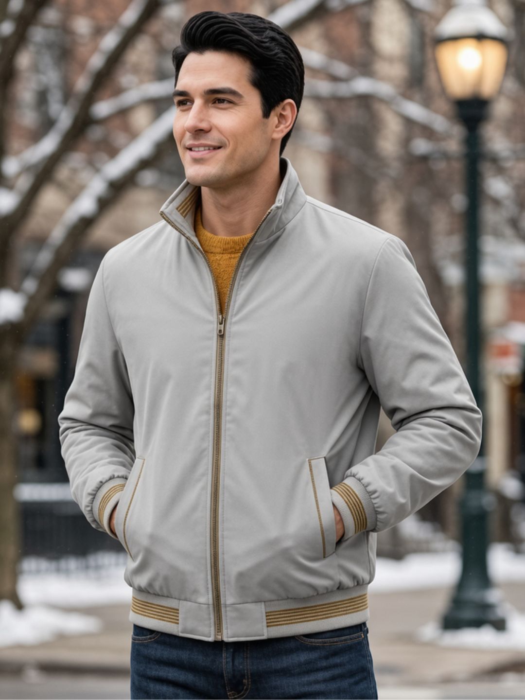 mia fashion Men Solid Fleece Jacket-picture-17
