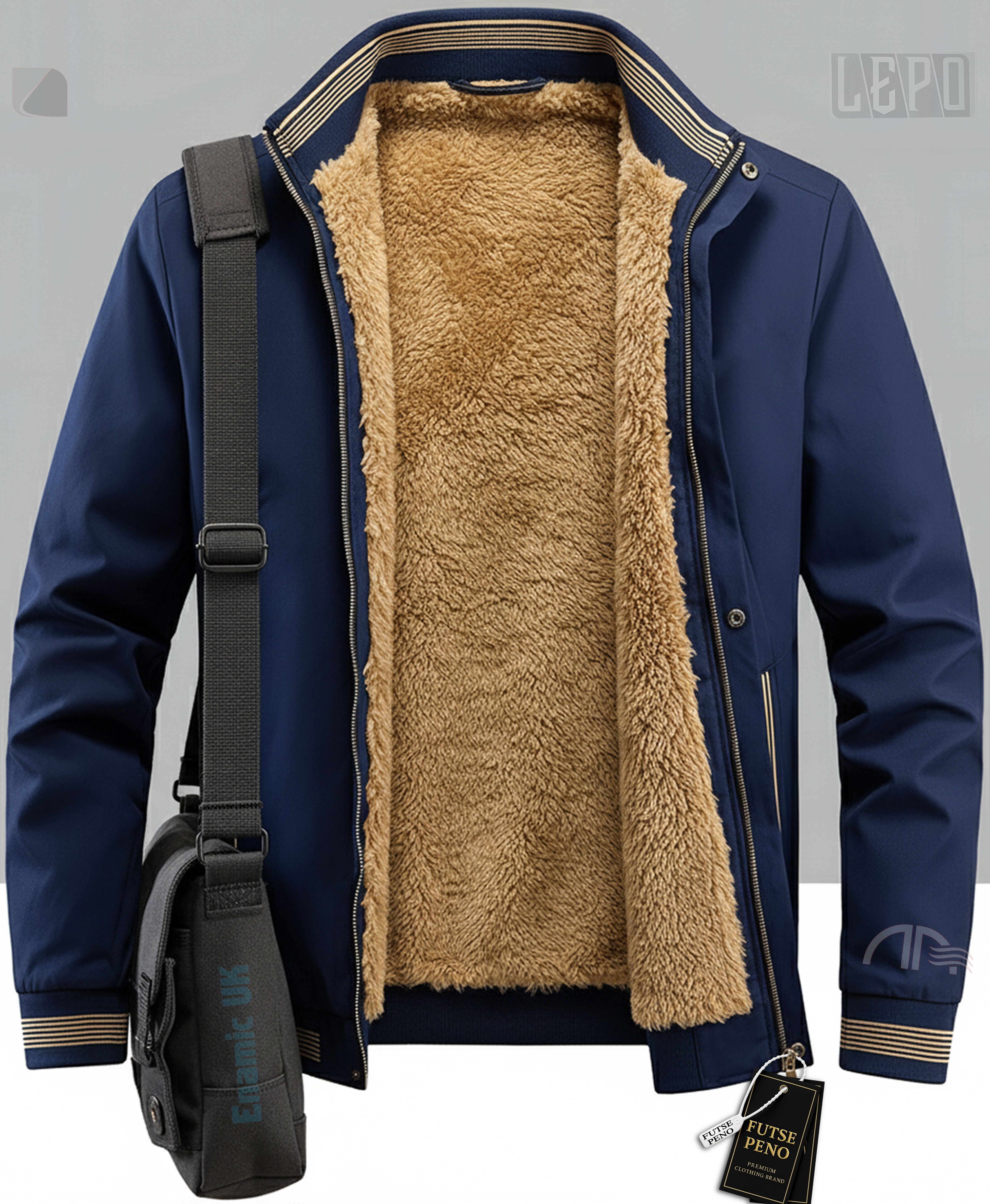 futse peno Men Colorblock Casual Jacket-picture-22
